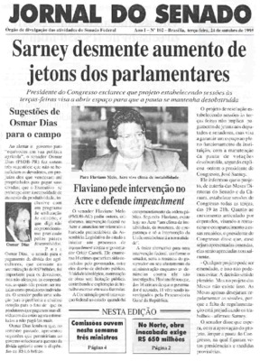 <BR>Data: 24/10/1995<BR>Responsabilidade: Senado Federal, Secretaria de Comunicação Social<BR>Endereço para citar este documento: ->www2.senado.leg.br/bdsf/item/id/497089