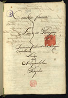 LUCIA NO PARAGUAI<br/>Lucia no Paraguay : comedia famoza traduzida fielmente da lingua castelhana / [Manuel de Figueiredo] [entre 1740 e 1801]. - [37] f. ; (31 cm)