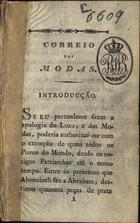 Correio das modas. - 1807. - Lisboa : [s.n.], 1807. - 14 cm