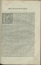 PORTUGAL.. Leis, decretos, etc.<br/>Ley das seruentias dos officios. - [S.l. : s.n., depois de 30 de Novembro de 1558]. - [1] f. ; 2º (30 cm)