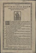 Summario das virtudes da sancta reliquia Agnus Dei, segundo o Cerimonial Romano. - Lisboa : [António Ribeiro], 1585. - 1 f. : il. ; 2º (25 cm)