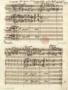 ROSSINI, Gioachino, 1792-1868<br/>Sinfonia NellªOpera LªCenerentola : acomodata per gli Organi di Mafra / Del Maestro Rossini [Entre 1820 e 1850]. - Partitura (30 p.) ; 254 mm