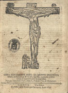 VAZ, Francisco, fl. 15--<br/>Obra novamente feita da muyto dolorosa morte, & Payxaõ de N. S. Jesu Christo : conforme a escreveram os quatro Santos Evangelistas / feyta por hum devoto Padre chamado, Francisco Vaz, de Guimaraens. - Lisboa : na officina de Domingos Carneyro, 1659. - [20] f. : il. ; 4º (20 cm)