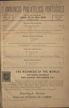 O annuncio philatelico portuguez. - Nº 1 (28 Maio 1898). - Lisboa : [s.n.], 1898. - 25 cm