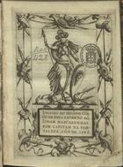 CORTE REAL, Jerónimo, 1530-1590<br/>Sucesso do segu[n]do cerco de Diu estando Dõ Ioham Mazcarenhas [sic] por capitam da fortaleza, ano de 1546. - Em Lixboa : per Antonio Gonçaluez, 1574. - [8], 516 [i.é 506] p. ; 4º (22 cm)