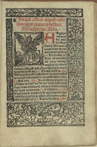 IGREJA CATOLICA.. Liturgia e ritual. Ofício próprio<br/>Incipit officiu[m] angeli custodis regni ciuitatis velloci. - Olixboñen [sic] : per Germanu[m] Gallarde, 6 Decembri 1529. - [8] f. ; 8º (16 cm)