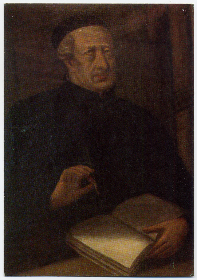 Padre Rafael Bluteau, 1638-1734. - [Lisboa] : Biblioteca Nacional, imp. 1981 (Lisboa: : Casa Portuguesa). - 1 postal : color ; 15x11 cm