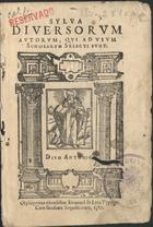 Sylua.... - Olyssippone : excudebat Emanuel de Lyra, 1587. - 2 v. em um t. ; 8º (15 cm)