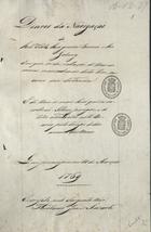 ZUZARTE, Teotónio José, fl. 1769<br/>Diario da navegação do Rio Tieté, Rio Grande Paraná e Rio Gatemy : Em que se da rellação, de todas as cousas mais notaveis destes rios, seu curso [e] su distancia / Escripto pelo Sargento Mór, Theotonio José Luzarte [1831?]. - [97] f. ; 31 cm