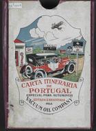 EGREJA, Manuel, fl. ca 1889-1934<br/>Carta itinerária de Portugal / por Manuel Egreja. - 3ª tiragem. - Escala 1:400 000. - Lisboa : Vacuum Oil Company, 1926. - 1 mapa em 4 fl. : color. ; 72x36 cm. cada f., dobr. em bolsa 19x13 cm