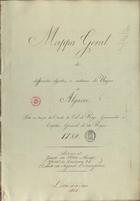 Mappa geral de differentes objectos e noticias do reyno do Algarve feito no tempo do Conde de Val de Reys, Governador e Capitão General do dito reyno. 1788 1788. - 15, [1] f. : 2 mapas ; 50 cm