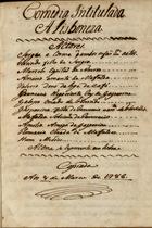 A LISBONESA<br/>Comedia intitulada A Lisboneza 1786 Mar. 8. - [1], 45 f., enc. ; 21 cm