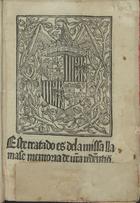 PEREZ MACHUCA, Sancho<br/>Memoria de nuestra redención. - Valladolid : [Pedro Giraldi e Miguel de Planes], 12 Junho 1497. - [7], ij-xcij f. : il. ; 4º