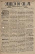 Commercio do Cadaval / red. e propr. Alexandre Agrella. - A. 1, nº 1 (15 set. 1895) - nº 48 (16 ag. 1896). - Cadaval : A. Bahia, 1895-1896. - 43 cm