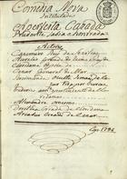 CUBILLO DE ARAGON, Alvaro, 1596-1661<br/>Comedia nova intitulada A perfeita cazada, prudente, sabia e honrrada / [Alvaro Cubillo de Aragón] 1796. - [1], 53 f., enc. ; 21 cm