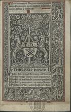 IGREJA CATOLICA.. Liturgia e ritual<br/>Hore intemerate Virginis marie secundu[m] usum Romanum cum pluribus oratio[n]ibus tam in gallico q[uam] in latino. - Paris : par Thielman keruer imprimeur deluniuersite de Paris : pour Gillet Remacle libraire demourant sur le pont Saint Michel a lenseigne de la Licorne, 1503. - [96] f. : il ; 8º (19 cm)