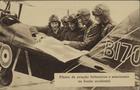 Pilotos de aviação britannicos e americanos na frente occidental. - [S.l. : s.n., 1914-1918]. - 1 postal : castanho ; 9x14 cm