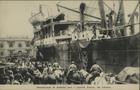 Desembarque de material para o exercito francez, em Salonica. - [S.l. : s.n., 1914-1918]. - 1 postal : p&b ; 9x15cm