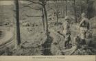 Um acampamento francez em Champagne. - [S.l. : s.n., 1914-1918]. - 1 postal : p&b ; 9x15cm