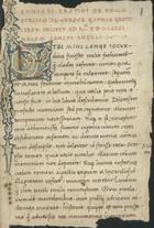 LEONARDUS BRUNUS ARETINUS, ca 1369-1444<br/>De Bello Italico Adversus Gothos / Leonardo Bruno Aretino [Ca 1465]. - [108], [1] (24 linhas) : papel il. color. ; 4.º (21 cm)