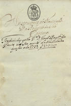 Instruçoens do Nouiciado da Religião de São Caetano. traduzidas pello P.e D. João Bapt[ist]a da Ponte no seo anno de Nouiciado que foi o de 1731 p[ar]a 1732 1731-1732. - [2], 61 f., [1 br], [42] f, enc. ; 21 cm