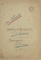 MACHADO, A. Vítor, 1892-1939<br/>Miss Charlston : operêta em 3 actos / original de A. Victor Machado ; música original de A. Julio Machado. - 1936. - [31] f. ; 33 cm