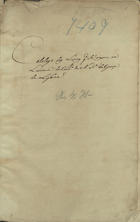 ASSUNCAO, Francisco da, fl. 1751-1800<br/>Catalogo dos livros q[u]e se axam na Livraria do Conv[en]to de N[ossa] S[enho]ra da Graça de Lisboa / Francisco da Asumpsam Bibliotecario mor [1751-1800]. - [177] f. : papel ; 35 cm