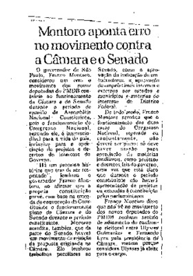 <BR>Data: 01/02/1987<BR>Fonte: Jornal de Brasília, Brasília, nº 4326, p. 6, 01/02/ de 1987<BR>Endereço para citar este documento: ->www2.senado.leg.br/bdsf/item/id/186884