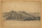 PEREIRA, Gabriel, 1847-1911<br/>Castelo de Pombal entre 1871 e 1872?. - 1 desenho : lápis ; 14,9x23,8 cm