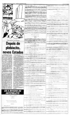 <BR>Data: 27/06/1987<BR>Fonte: Correio Braziliense, Brasília, nº 8842, p. 3, 27/06/ de 1987<BR>Endereço para citar este documento: -www2.senado.leg.br/bdsf/item/id/186903->www2.senado.leg.br/bdsf/item/id/186903