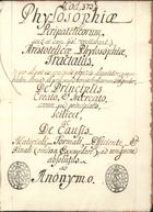 Tractatus de causis. - [Coimbra ?] [1601-1700]. - [3], 91, [4] f. (32 linhas) : papel ; 4º (21 cm)