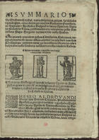 SUMARIO DO TESOURO CELESTIAL<br/>Summario do Thesouro Celestial, das indulgencias, graças, faculdades e priuilegios, concedidos per muytos Romanos Pontifices, ao Sagrado e Apostolico Hospital de sancto Spiritu in Saxia da Cidade de Roma, confirmados ora nouamente pello Sanctissimo Papa Gregorio decimo tercio nosso Senhor. As quaes se concedem pellos Cõmissarios, Collectores, deputados pera este sancto officio, a todos e a cada hum dos fieis Christãos que quiserem entrar na sanctissima cõfraria da casa e hospital de nossa Senhora da Victoria desta cidade de Lixboa. - [Lisboa?] : [s.n.], [ca 1561]. - [8] f. ; 2º (31 cm)