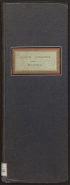 MONIZ, José António, 1849-1917<br/>Colecção Alcobacense. Iluminados / [José António Moniz] [1887-1917]. - [34] f., enc. ; 32 cm