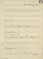 CARVALHO, José Maria de, ca 1866-1916<br/>Vamos embora pra guerra! : Canção alemtejana [sic] para o exercito cantar 1916. - Partitura ( [2] f.) ; 289 mm