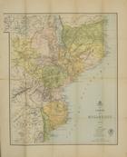 PORTUGAL. Comissão de Cartografia<br/>Carta de Moçambique / Comissão de Cartografia ; grav. Erhard frères. - Escala 1:3000000. - Lisboa : Ministério da Marinha e Ultramar, 1889. - 1 carta : color. ; 53x65 cm., dobr. 20x13 cm