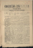 Correio da Zambezia : publicação semannal dedicada aos interesses do Ultramar. - A. 1, nº 1 (1 Dez. 1886) - a. 1, nº 14 (10 Mar. 1887). - Quelimane : Typ. do Correio, 1886-1887. - 40 cm