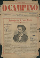 O campino : periodico de interesse local de Villa Franca de Xira. - A. 1, nº 1 (20 Abr. 1879) - a. 8, nº 902 (27 Nov. 1896). - Vila Franca de Xira : Typographia dO Campino, 1879-1896. - 41 cm