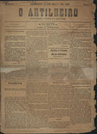 O artilheiro : (publicação litteraria e noticiosa) / propr. Luiz A. dAbreu. - A. 1, nº 1 (15 Maio 1886) - a. 2, nº 59 (31 Dez. 1887). - Porto : [s.n.], 1886-1887. - 41 cm