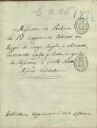 MISSIONI IN PRATICA DE PADRI CAPPUCCINI ITALIANI...<br/>Missione in pratica de P.P. Cappuccini Italiani ne Regni di Congo, Angola e adiacenti, brevemente esposta p. lume, e guida de Missionari aquelle Sante Missioni destinati [17--]. - [89] f., enc. ; 23 cm