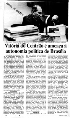 <BR>Data: 04/12/1987<BR>Fonte: Jornal de Brasília, Brasília, nº 4587, p. 12, 04/12/ de 1987<BR>Endereço para citar este documento: -www2.senado.leg.br/bdsf/item/id/186965->www2.senado.leg.br/bdsf/item/id/186965