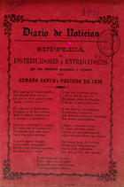 Supplica dos distribuidores e entregadores [do Diário de Noticias] aos seus estimáveis assignantes e freguezes pela Semana Santa e Paschoa de 1905. - [Lisboa] : Typ. Universal 1905. - [1] f. a 2 colns ; 22 cm