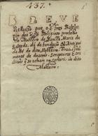 REIS, Baltasar dos, O.Cist. ?-1621,<br/>Breve rellação que o P[adr]e Frey Balthasar dos Reys Religioso professo do Mosteiro de Sancta Maria da Salzeda dá da fundação & Antiguidade do dito Mosteiro, tirada fielmente de doações, Scripturas E tradições q[ue] se acham no cartorio do dito Mosteiro [1601-1625]. - [3], 110, [3] f. : papel ; 4º (21 cm)