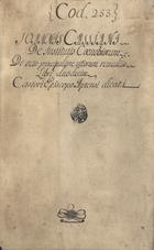 CASSIANO, João, ca 370-ca 435<br/>De institutis coenobiorum / [João Cassiano] [1176-1200]. - [3], [80], [4] f. (2 colunas, 31 linhas) : pergaminho, il. color. ; 367x243 mm