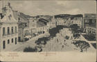 Caldas da Rainha, praça D. Maria Pia. - Lisboa : Pap. e Typ. de Paulo Guedes & Saraiva, [ca 1905]. - 1 postal : p&b ; 9x14 cm