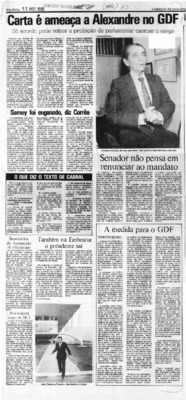 <BR>Data: 12/08/1988<BR>Fonte: Correio Braziliense, Brasília, nº 9248, p. 3, 12/08/ de 1988<BR>Endereço para citar este documento: -www2.senado.leg.br/bdsf/item/id/187068->www2.senado.leg.br/bdsf/item/id/187068