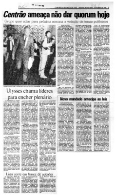 <BR>Data: 10/08/1988<BR>Fonte: Correio Braziliense, Brasília, nº 9246, p. 5, 10/08/ de 1988<BR>Endereço para citar este documento: -www2.senado.leg.br/bdsf/item/id/187071->www2.senado.leg.br/bdsf/item/id/187071