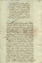 Traslado do auto Sumario que mandou fazer o Doutor Dezembargador Ouvidor Geral Diogo da Costa Sylva Corregedor Provedor desta Comarca na prezença do Illustrissimo Governador desta Cappitania Gonçalo Pereyra Lobato e Souza para perguntar testemunhas pello conteúdo nelle. - São Luís do Maranhão 6 de Setembro de 1757. - [F. 188-195] : papel ; 30 cm