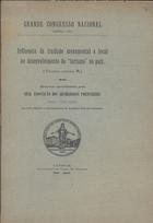 Influencia da tradição monumental e local no desenvolvimento do -turismo- no paiz / relator Victor Ribeiro. - Lisboa : Imp. Nac.-Casa da Moeda, 1910. - 10 p. ; 27 cm