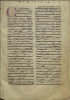 OSBERNUS DE GLOUCESTER, O.S.B. 1123-1200,<br/>Derivationes / [Osberno de Gloucester] [1201-1300]. - F. [71-151 v.] (2 colunas, 48-49 linhas) : pergaminho, il. color. ; 259x178 mm