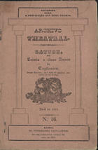 LATUDE, OU TRINTA E CINCO ANOS DE CATIVEIRO<br/>Latude, ou trinta e cinco annos de captiveiro : drama histórico, em 3 actos e 5 quadros, precedido de um prologo. - Lisboa : Typ. Carvalhense, 1839. - p. 101-141 ; 20 cm. - (Archivo theatral ; 16)